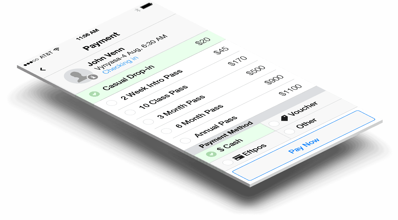 Payment Screen Mockup