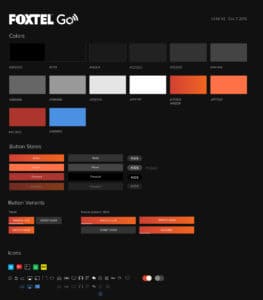 Foxtel Go UI Kit