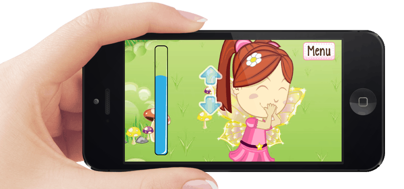 Mary The Fairy Mobile App Game Screen